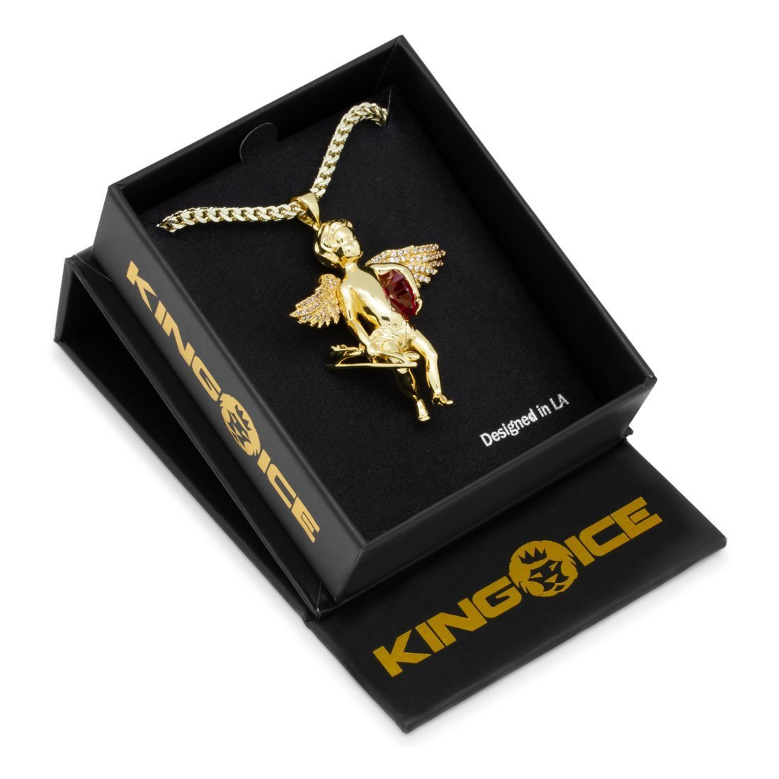 Cupid Necklace in by King Ice