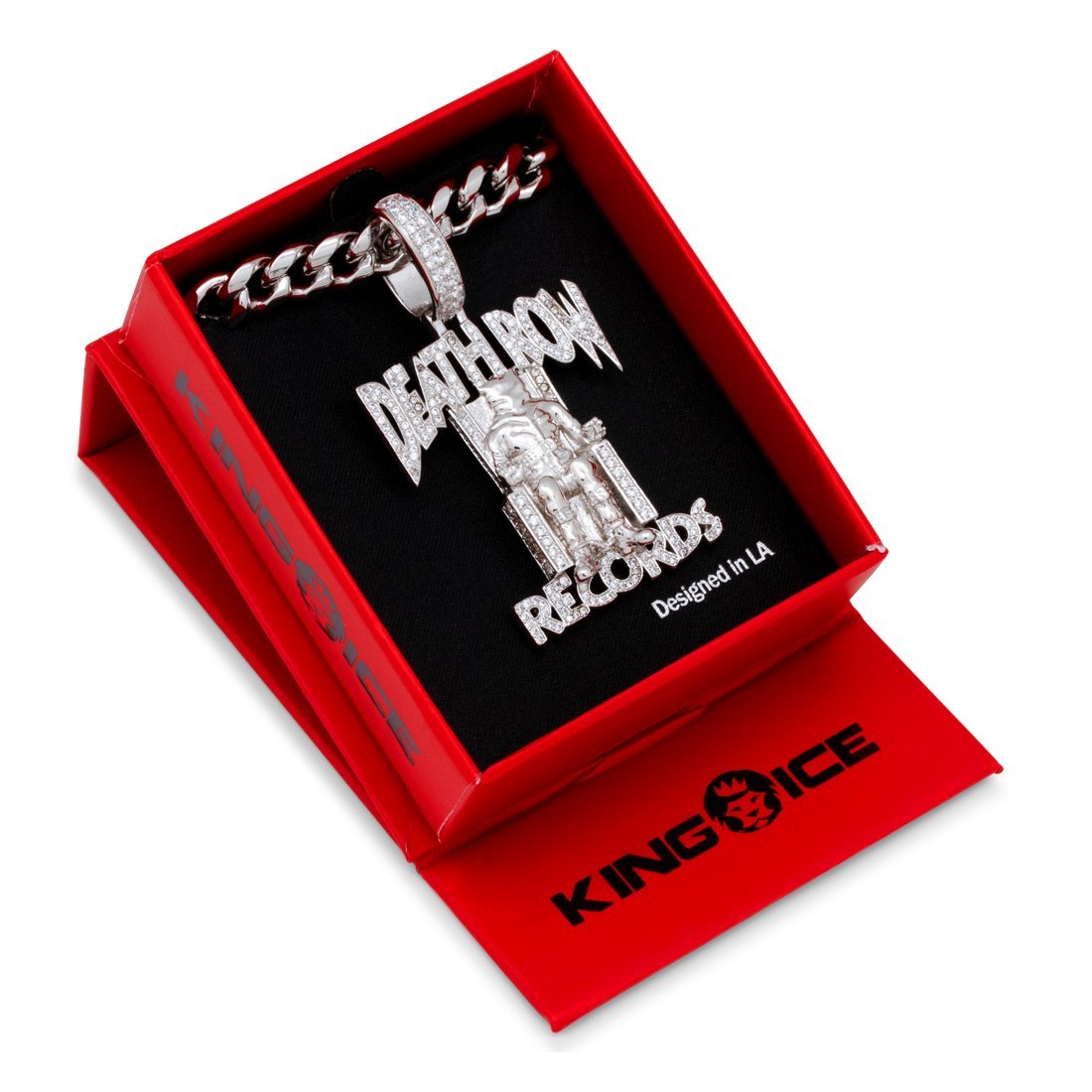 Death Row Records x King Ice Iced Necklace