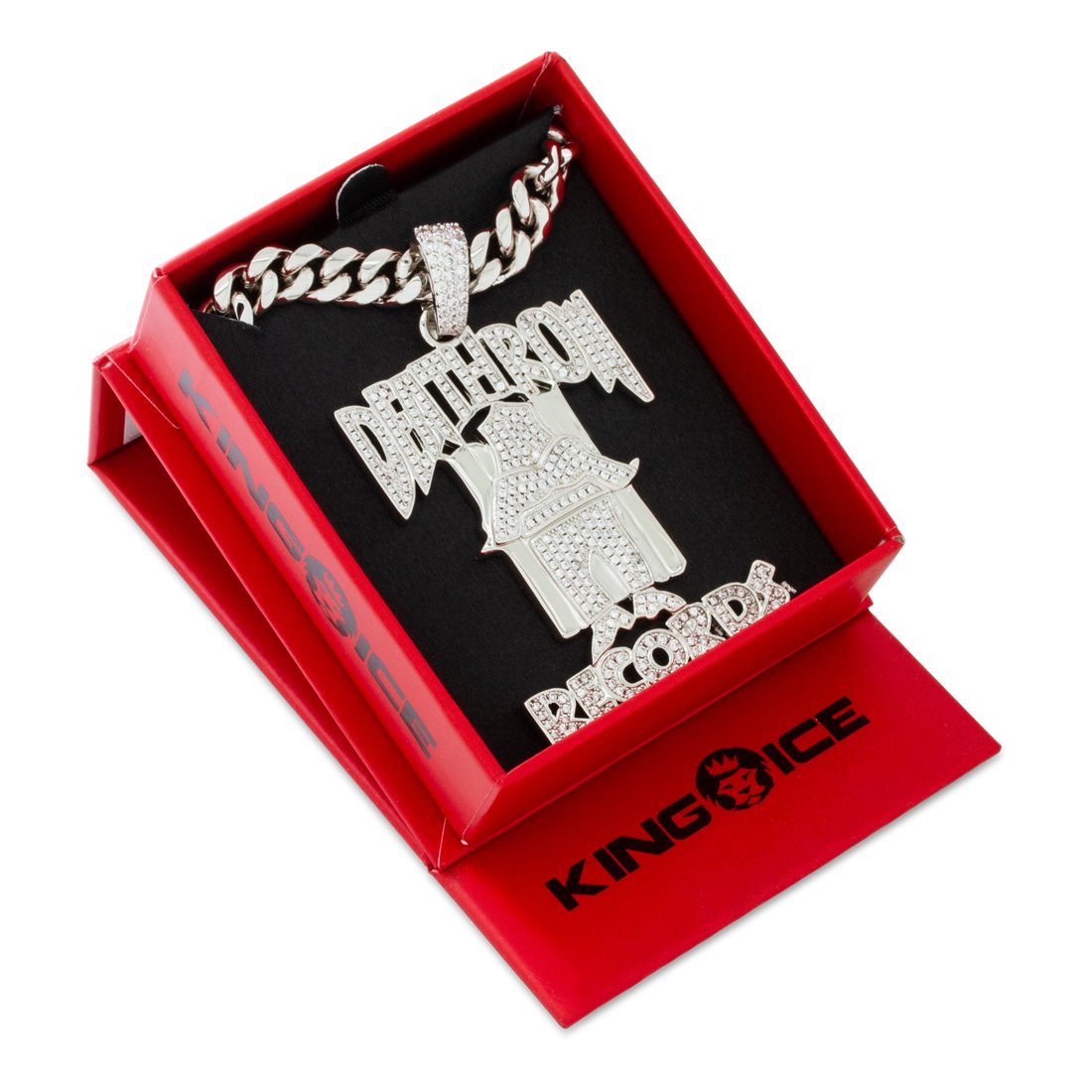Death Row Records x King Ice - OG Death Row Logo Necklace  in  by King Ice
