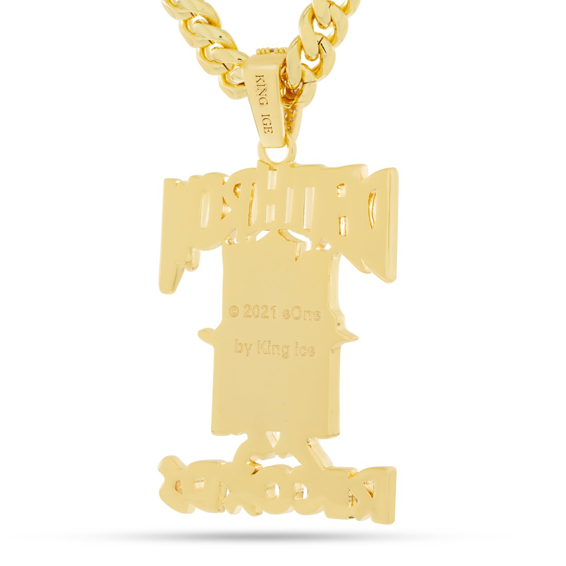 Death Row Records x King Ice - OG Death Row Logo Necklace in by King Ice