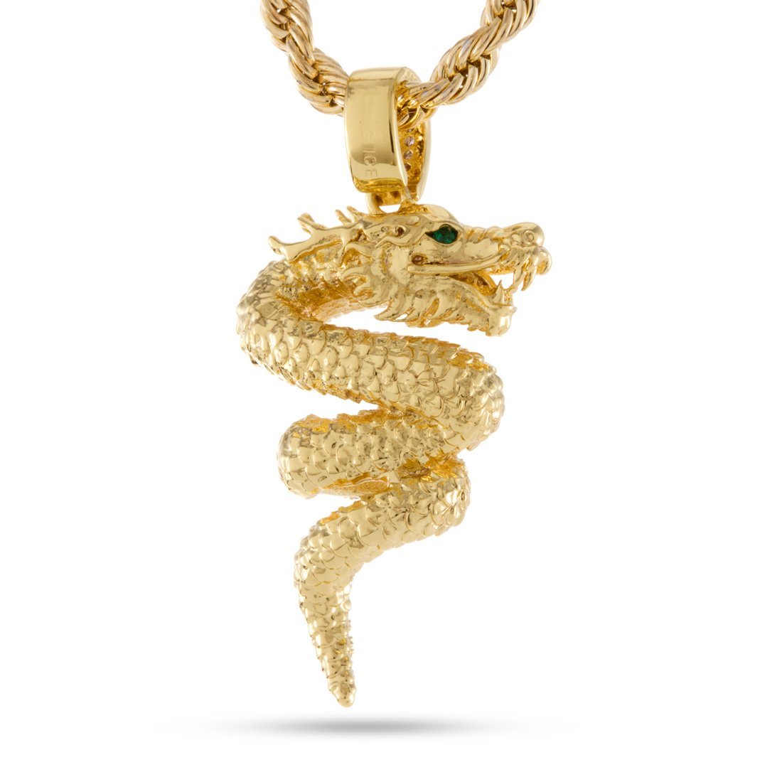 Double Dragon Necklace in by King Ice