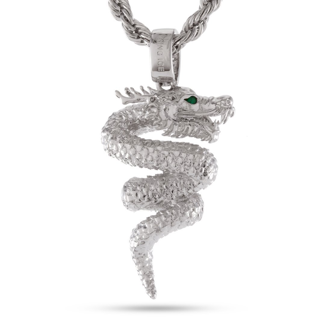 Double Dragon Necklace in by King Ice