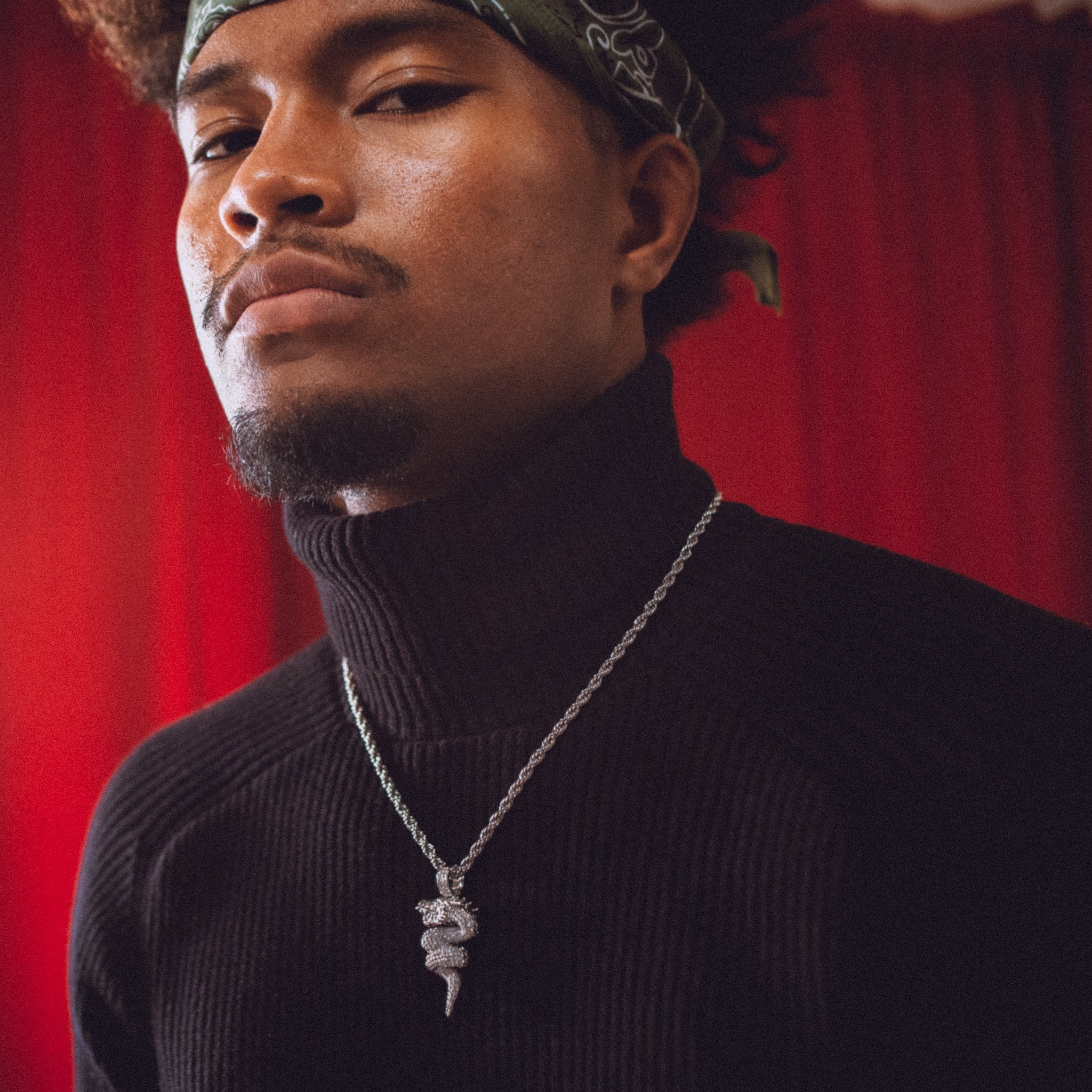 Double Dragon Necklace in by King Ice