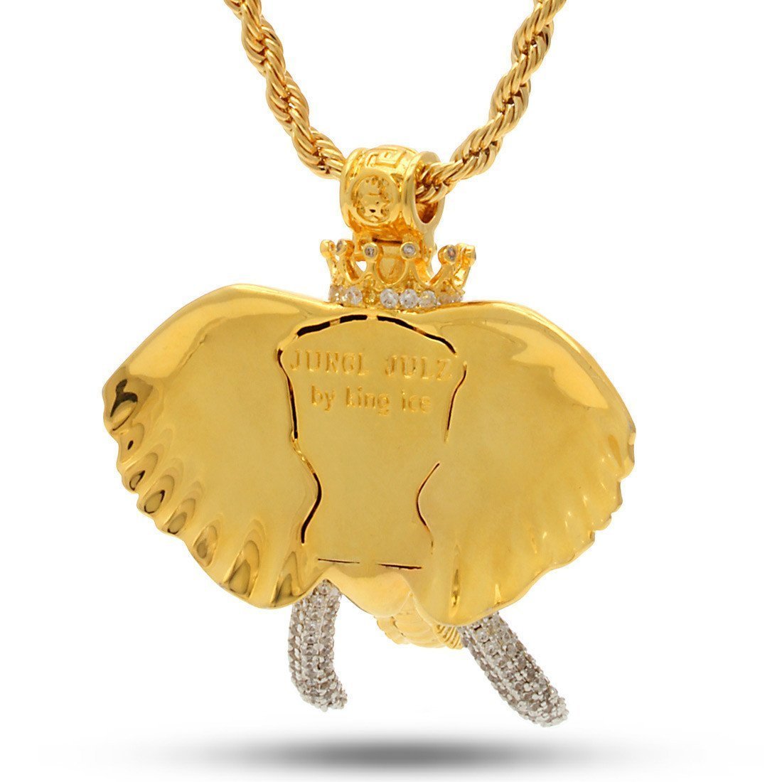 Elephant Necklace in by King Ice