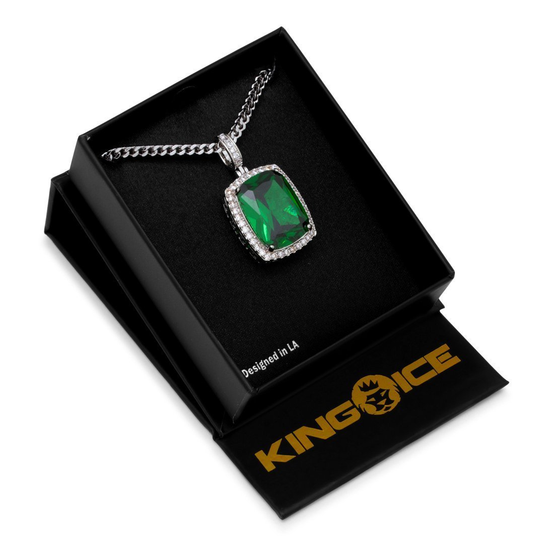 Emerald Crown Julz Necklace in by King Ice