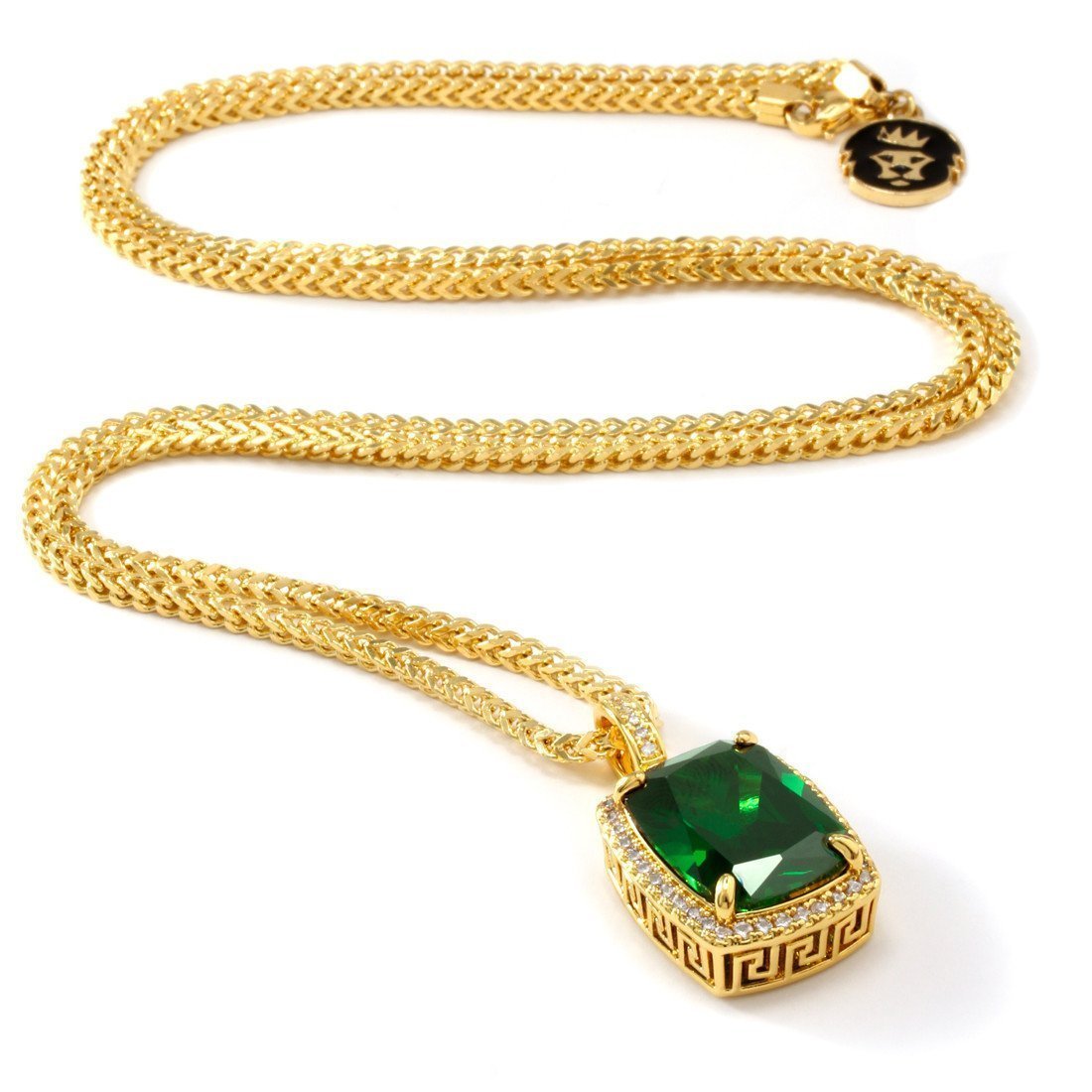 Emerald Crown Julz Necklace in by King Ice