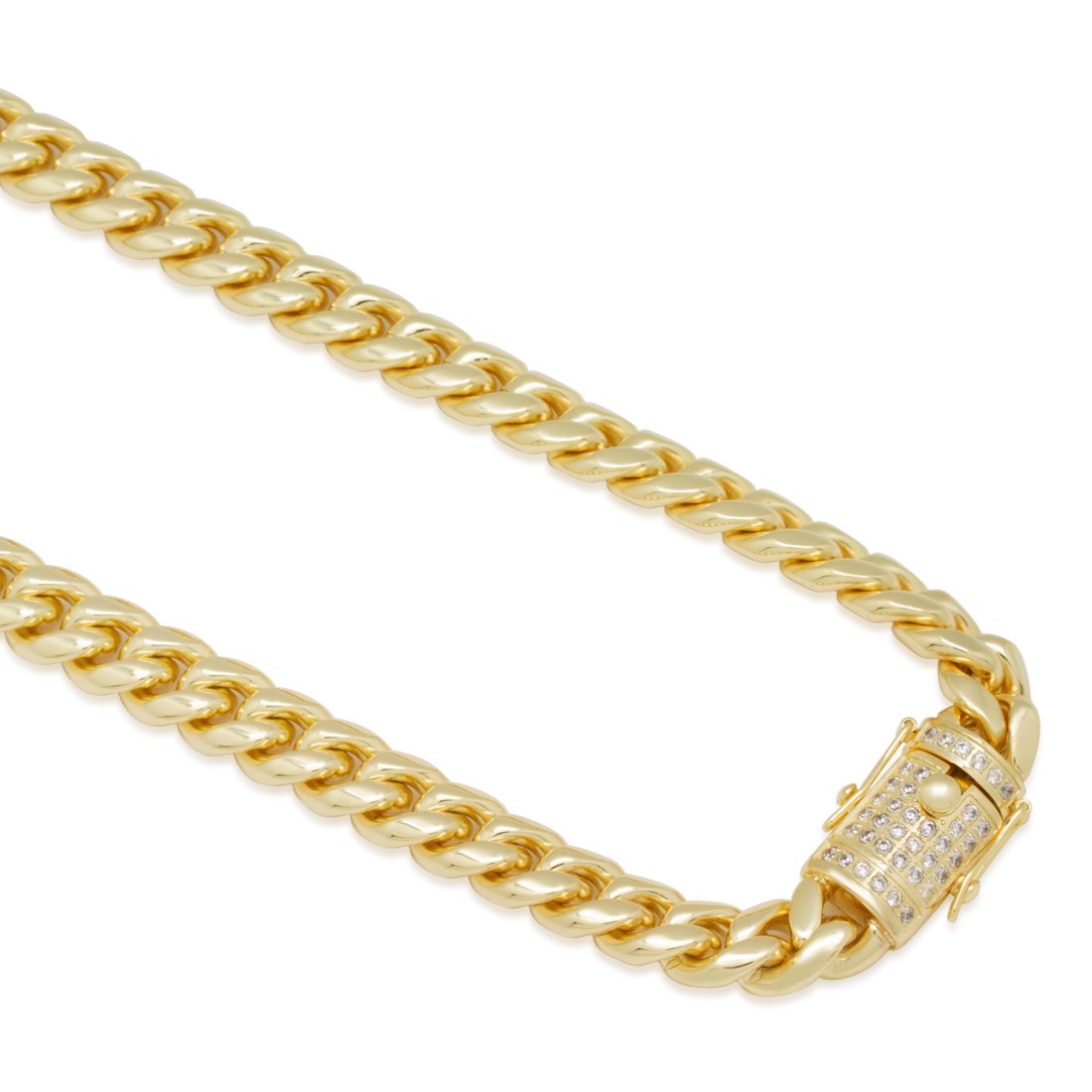 Golden Stash Egg of the Pharaoh Necklace in 14K Gold / 3.1" by King Ice