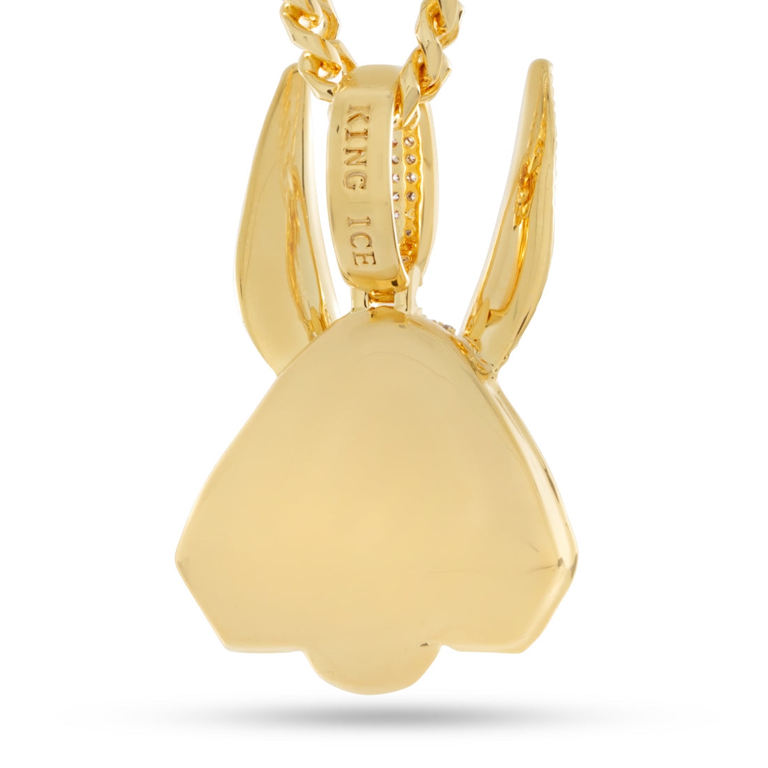 Guardian of the Scales Necklace in 14K Gold / 1.9" by King Ice