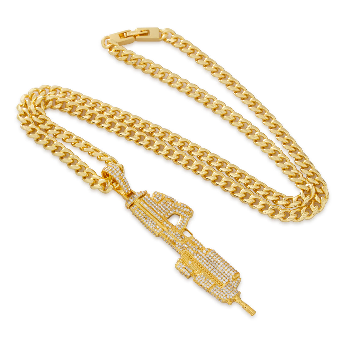 Halo x King Ice - MA5C Assault Rifle Necklace in by King Ice