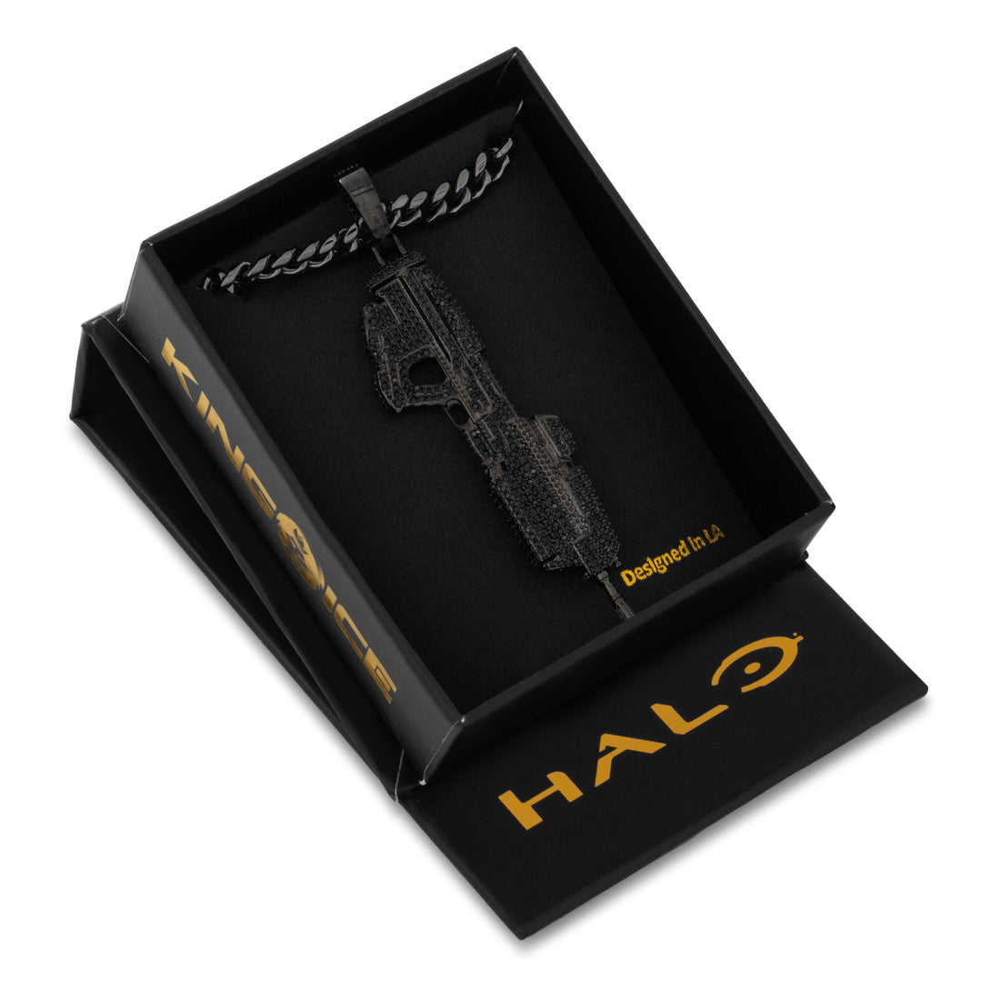 Halo x King Ice - MA5C Assault Rifle Necklace in by King Ice