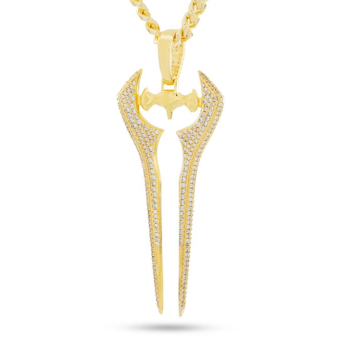 Halo x King Ice - Iced Energy Sword Necklace in by King Ice