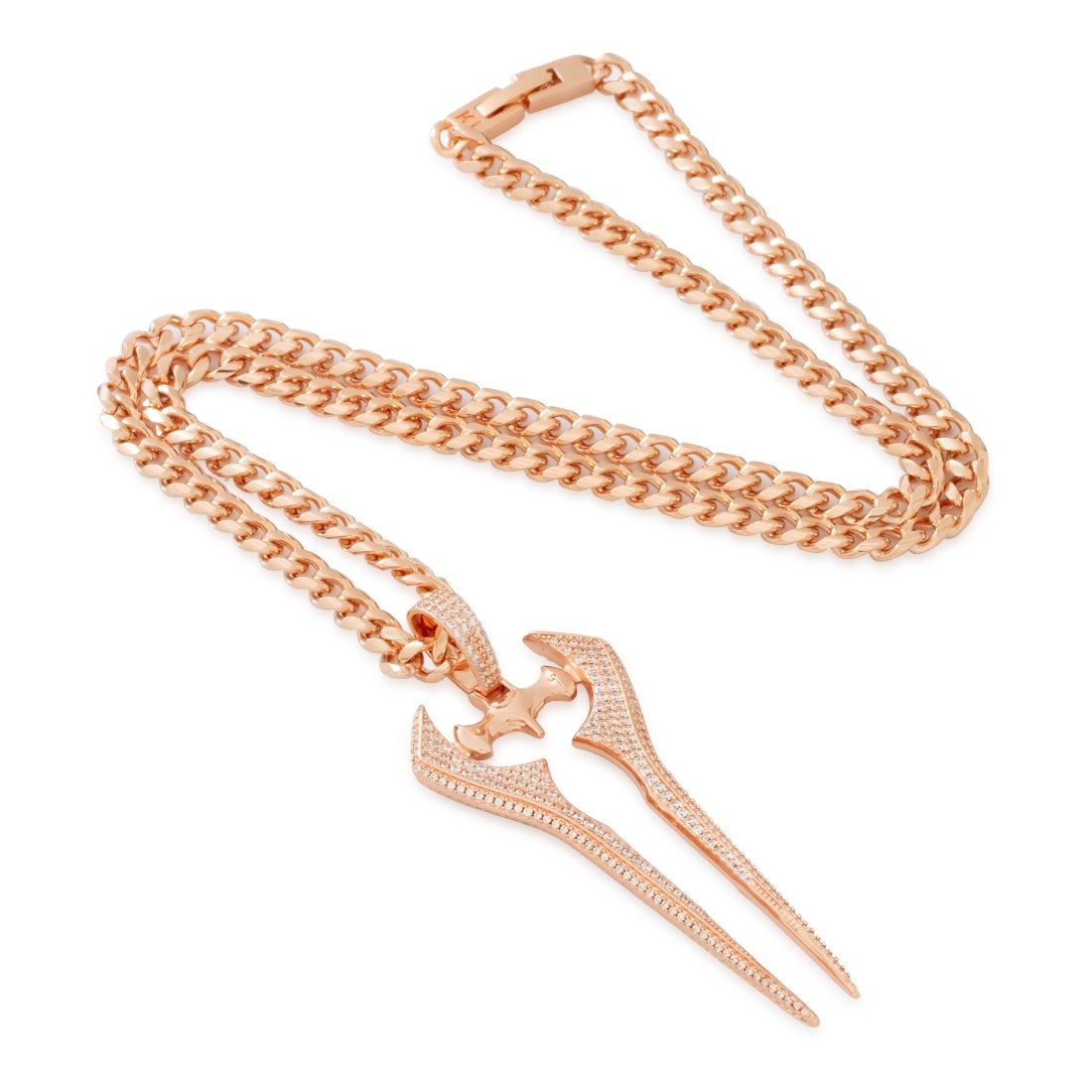 Halo x King Ice - Iced Energy Sword Necklace in by King Ice