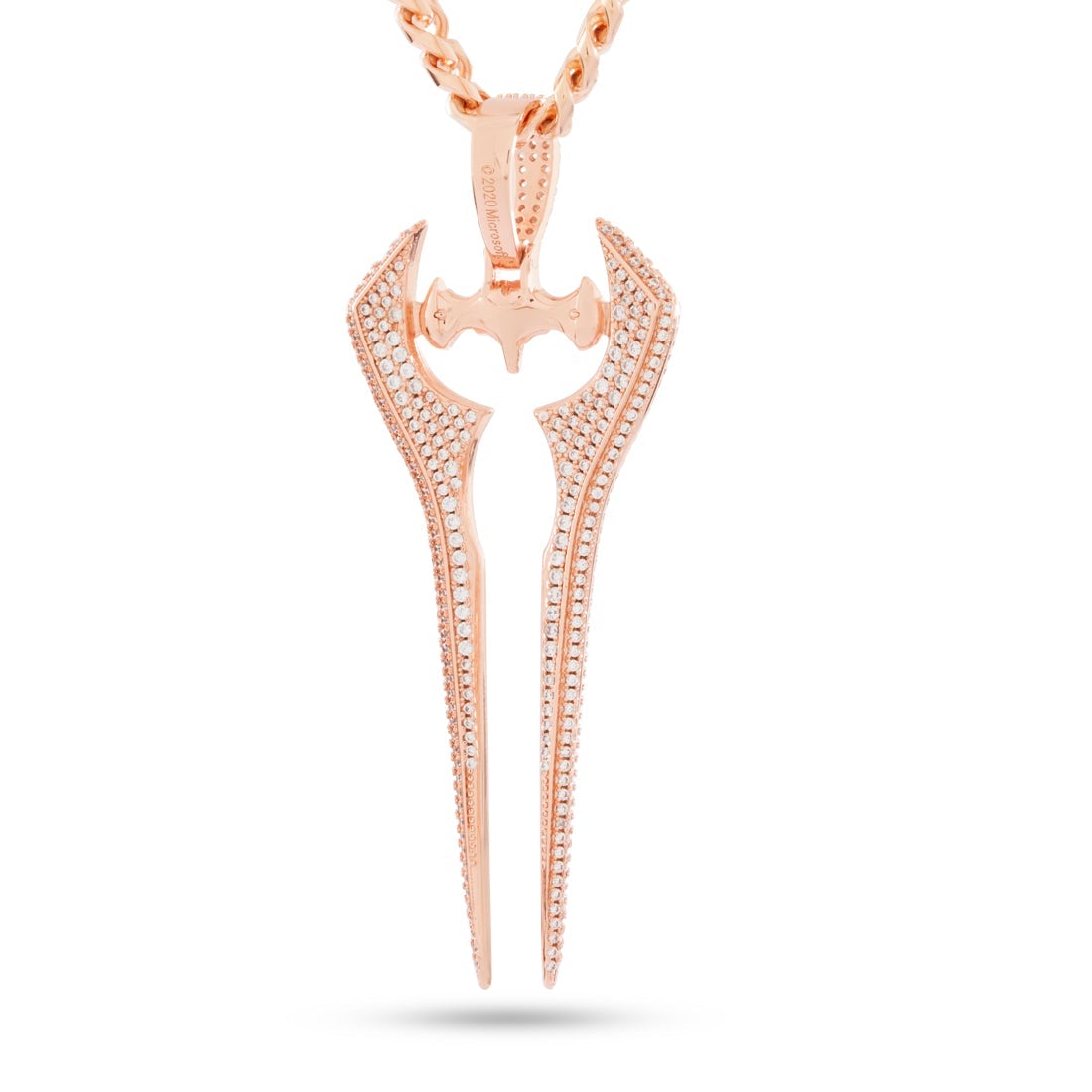 Halo x King Ice - Iced Energy Sword Necklace in by King Ice