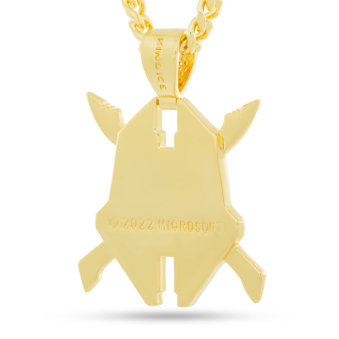 Halo x King Ice - Legendary Emblem Necklace in by King Ice