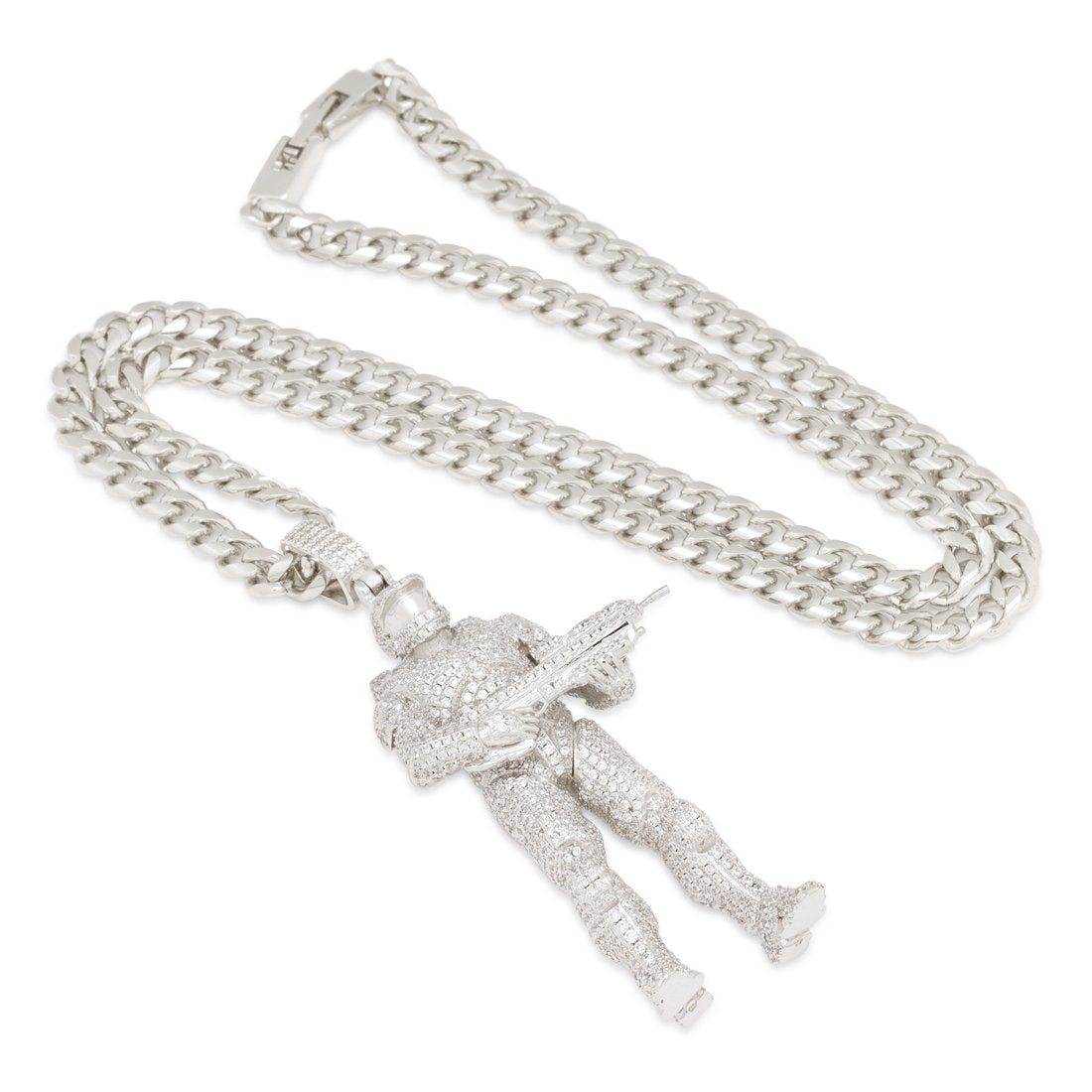 Halo x King Ice - Master Chief Necklace in by King Ice