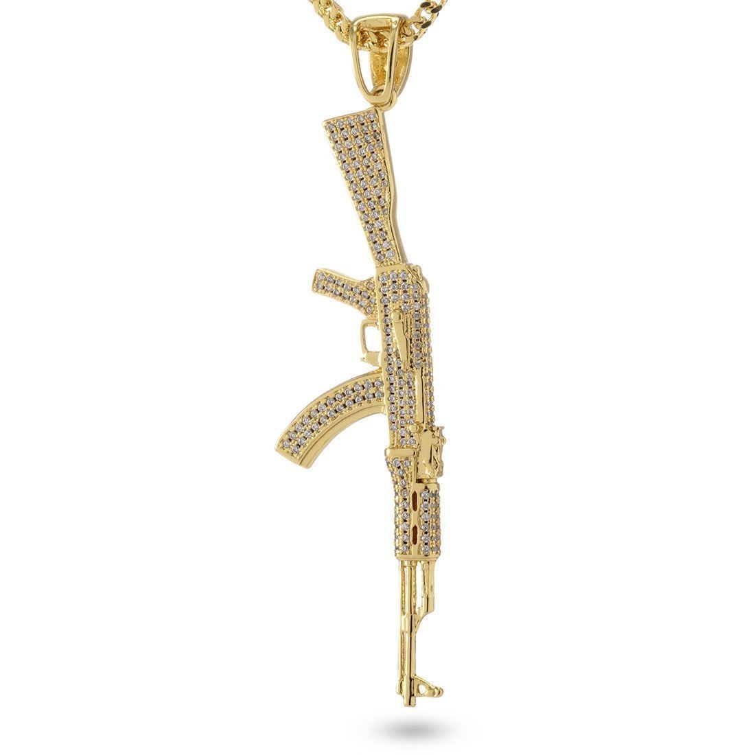 Iced AK-47 Necklace in by King Ice