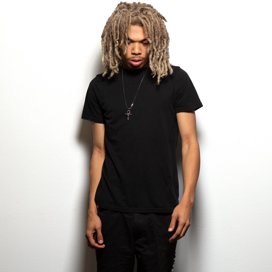 Iced-Out Apep and Ankh Key Necklace in by King Ice