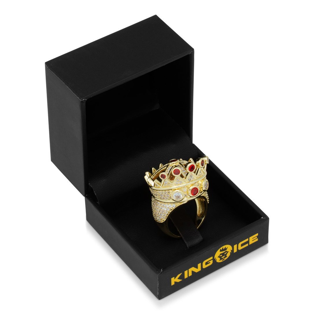 Iced Crown Ring in by King Ice