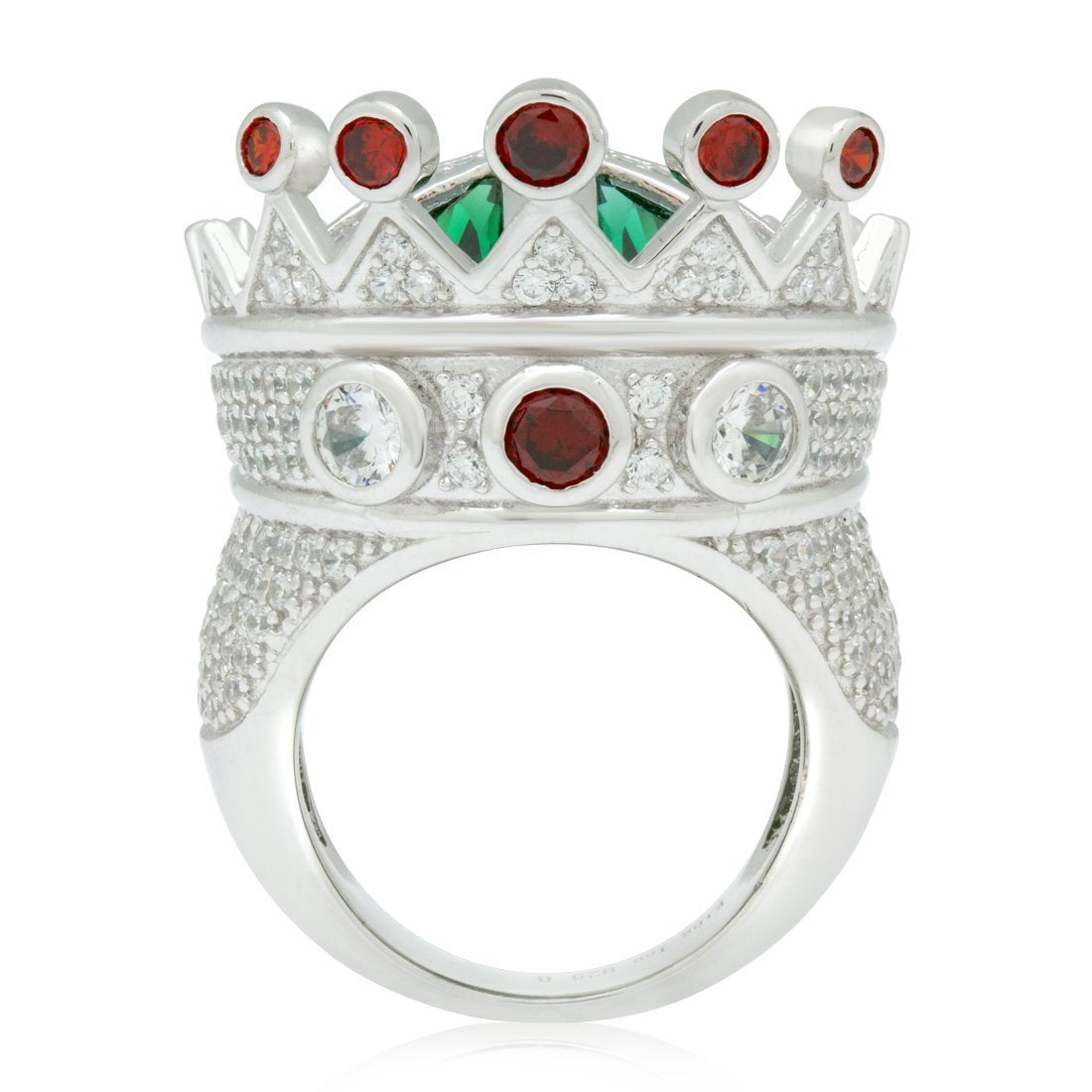 Iced Crown Ring in by King Ice