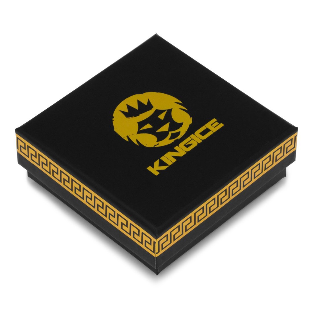 Iced King Tut Stash Necklace in 14K Gold / 2.1" by King Ice