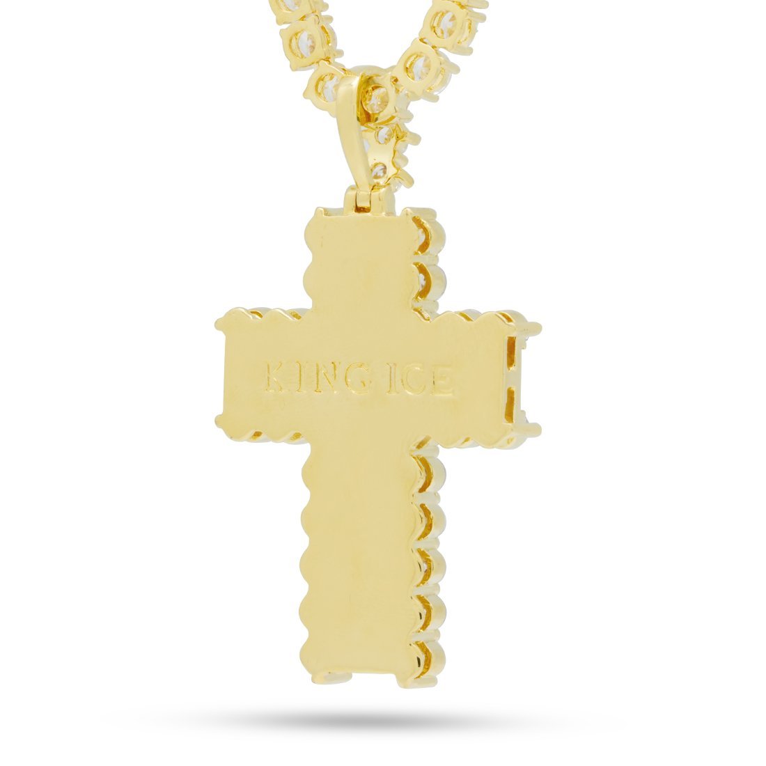 Icy Cross Necklace in by King Ice