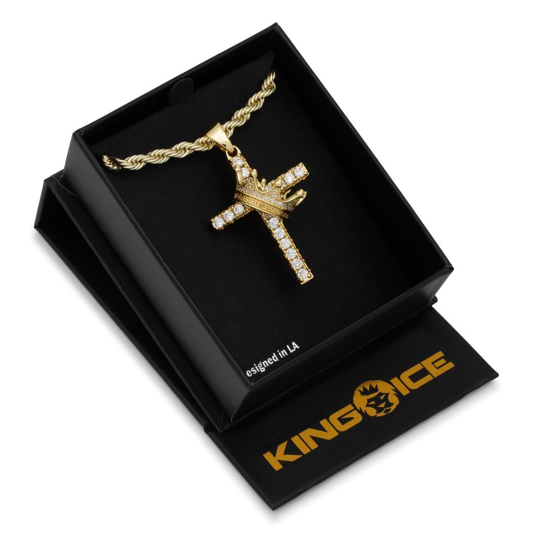 Kingdom Cross Necklace in by King Ice