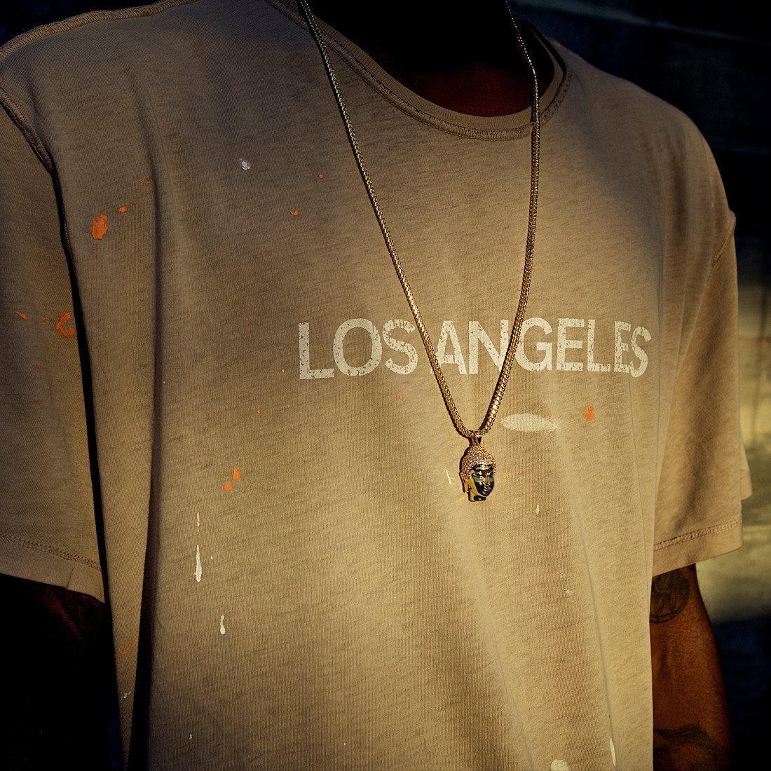 Mini Polished Buddha Necklace in by King Ice