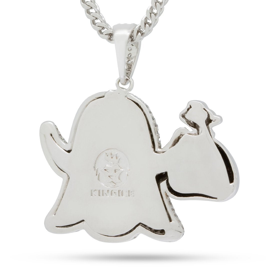 Money Ghost Emoji Necklace in by King Ice