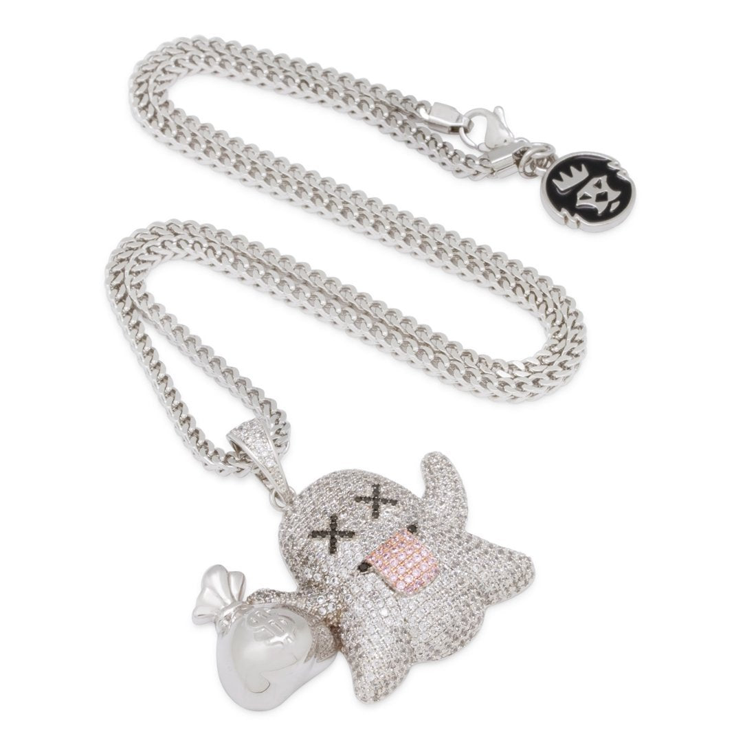 Money Ghost Emoji Necklace in by King Ice