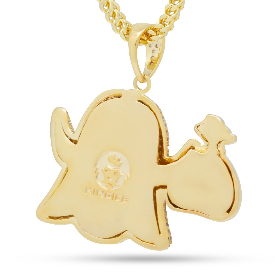 Money Ghost Emoji Necklace in by King Ice