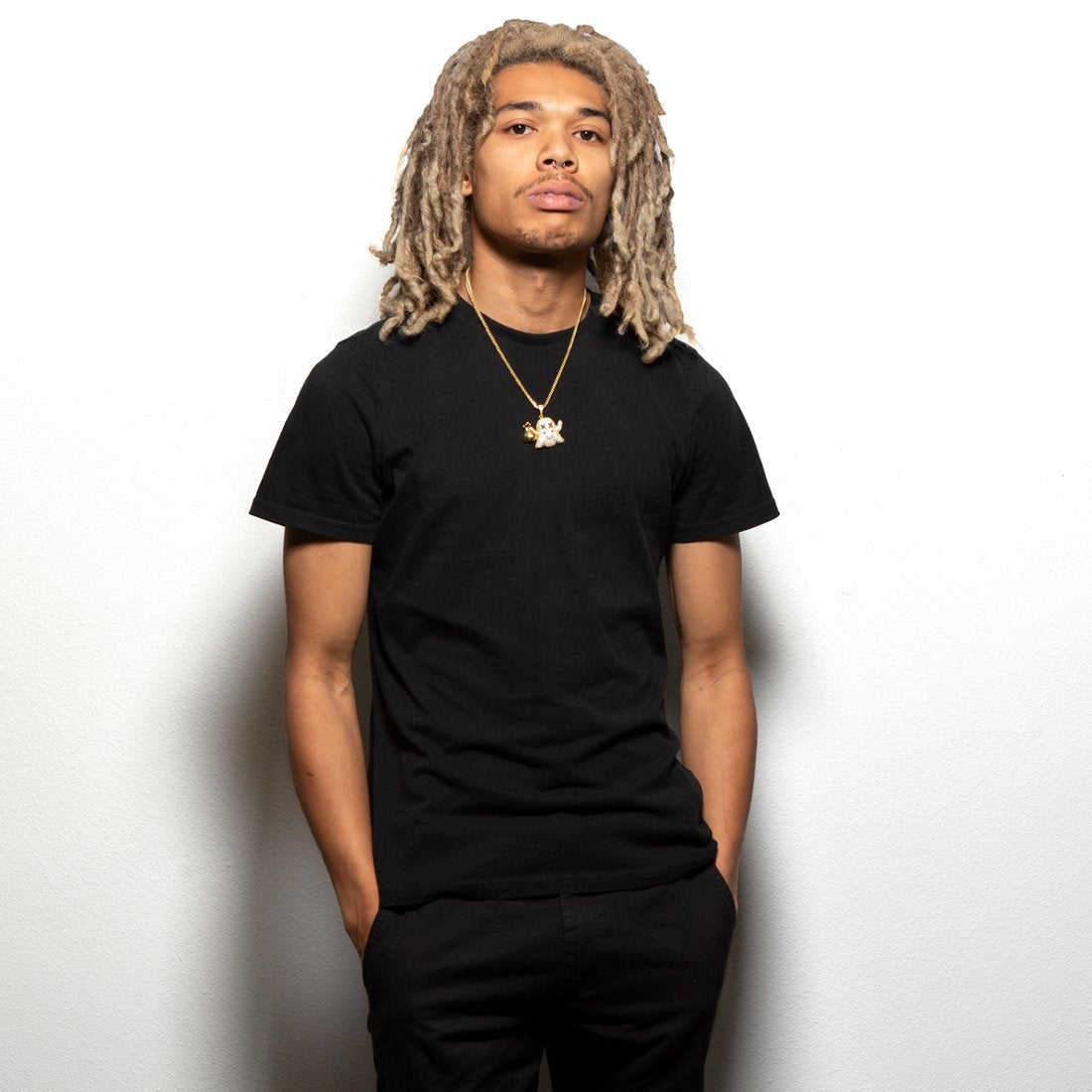 Money Ghost Emoji Necklace in by King Ice