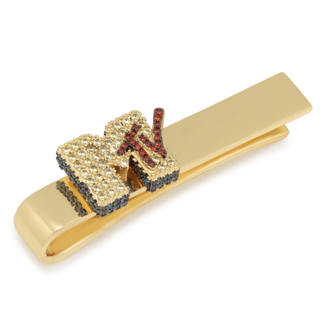 MTV x King Ice - Logo Tie Bar in 14K Gold / L by King Ice