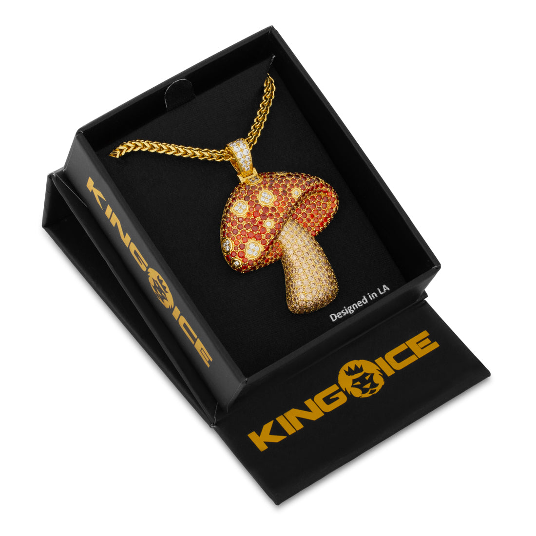 Mushroom Necklace in by King Ice