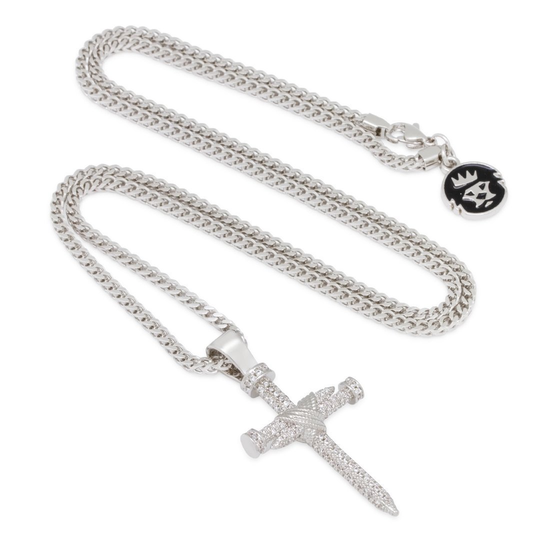 Nail Cross Necklace in by King Ice