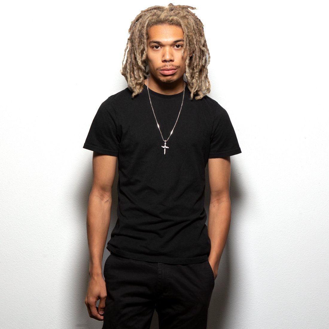 Nail Cross Necklace in by King Ice