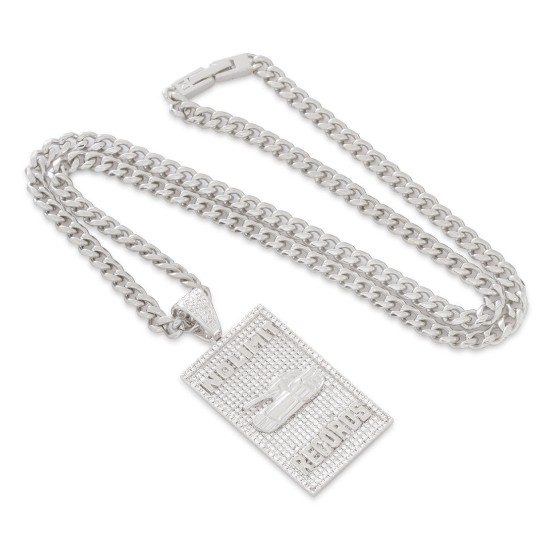 No Limit Records x King Ice - 98 Dynasty Dog Tag Necklace