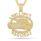 14K Gold / 3.3" No Limit Records x King Ice - No Limit 98 Logo Necklace