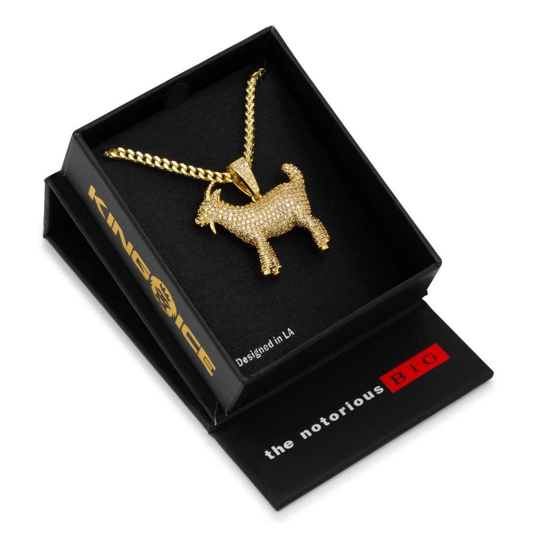 Notorious B.I.G. x King Ice - GOAT Necklace in by King Ice