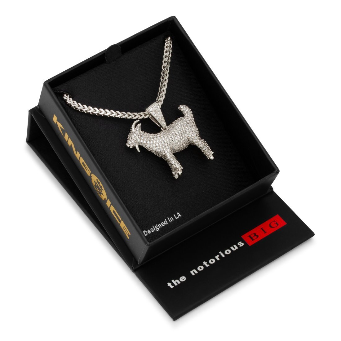 Notorious B.I.G. x King Ice - GOAT Necklace in by King Ice