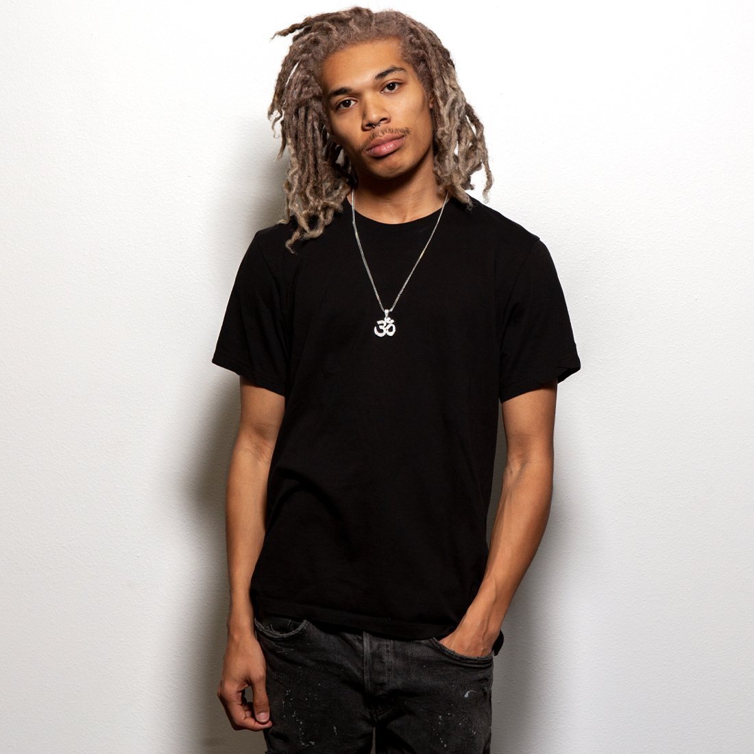 Om Necklace in by King Ice