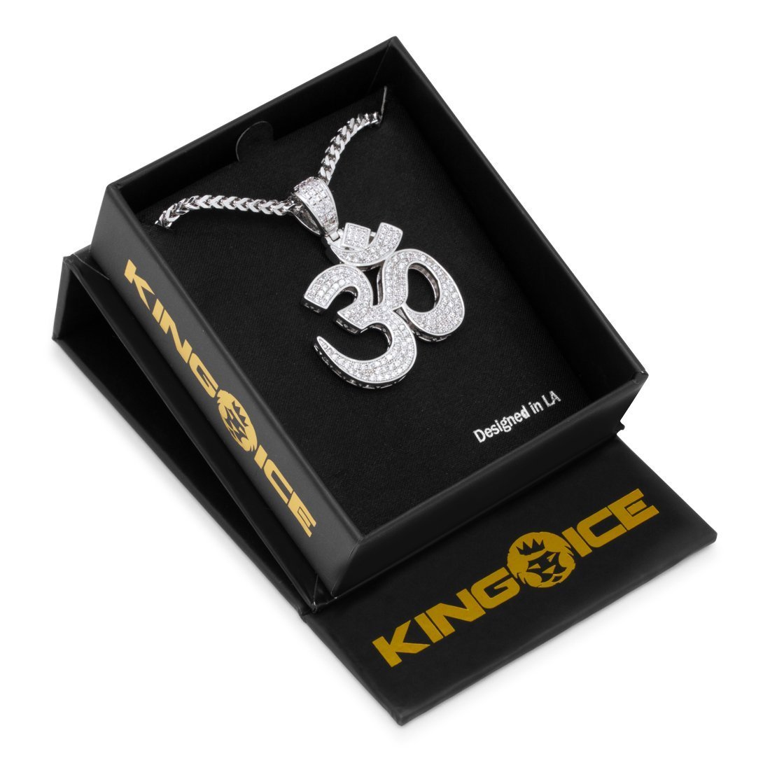 Om Necklace in by King Ice