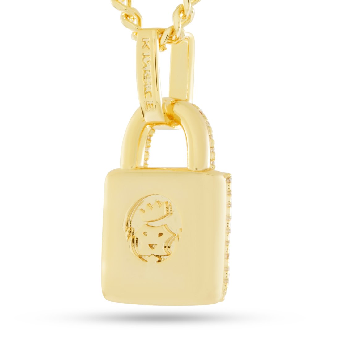 Original Padlock Necklace in by King Ice