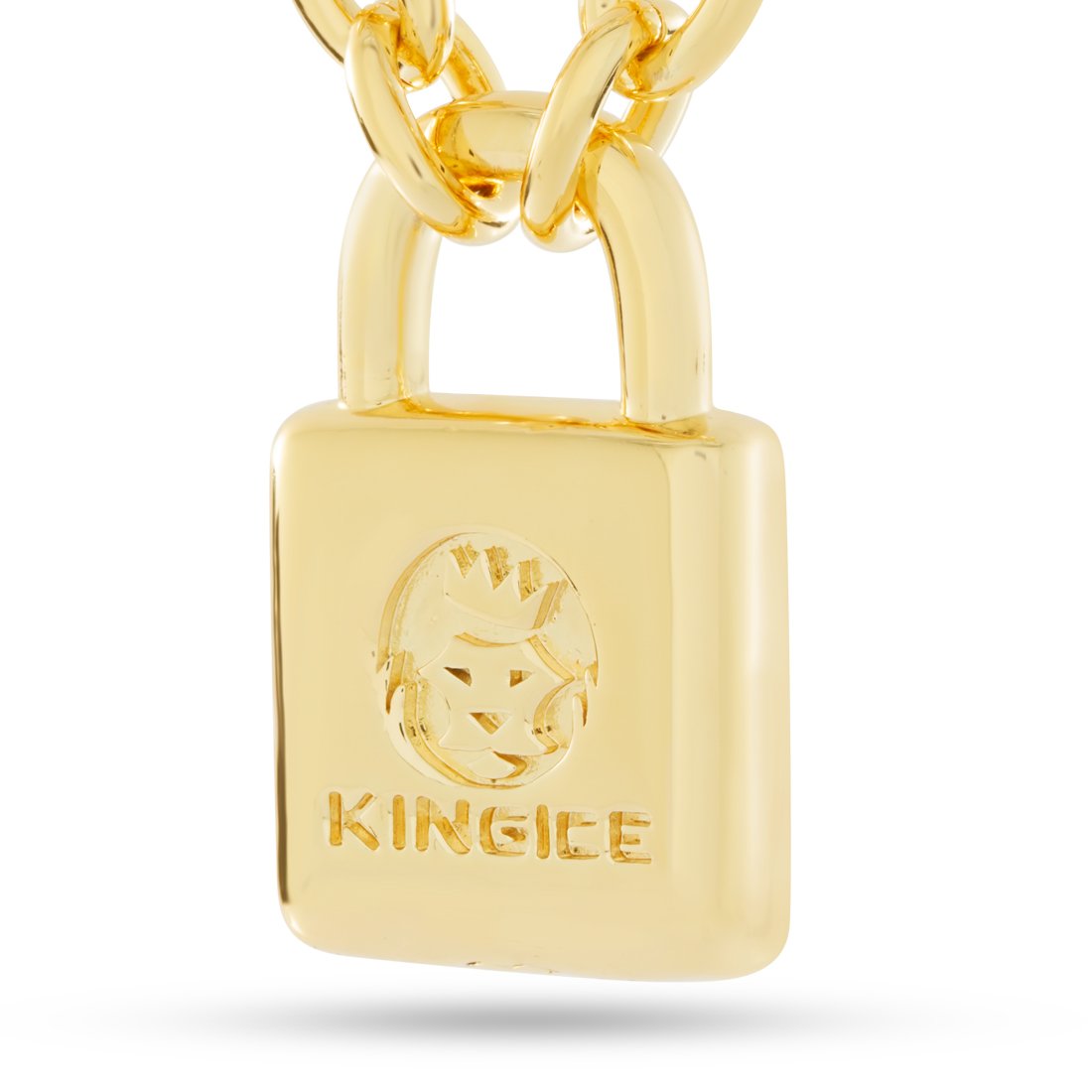 Original Padlock Necklace in by King Ice