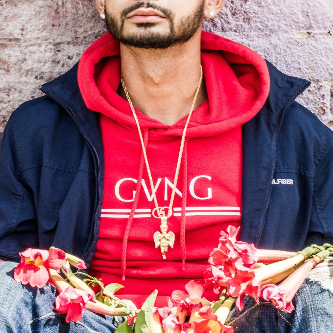 Praying Angel Necklace in by King Ice