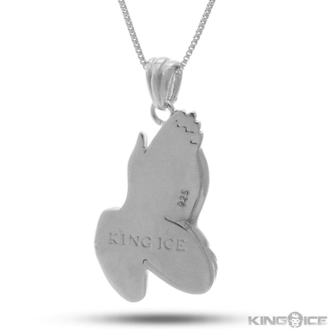 Praying Hands Emoji Necklace in by King Ice