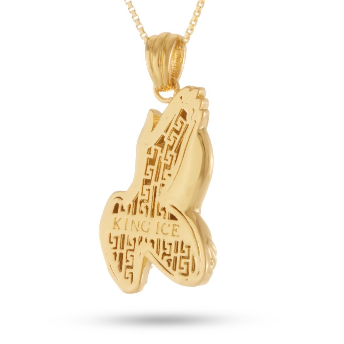 Praying Hands Emoji Necklace in by King Ice