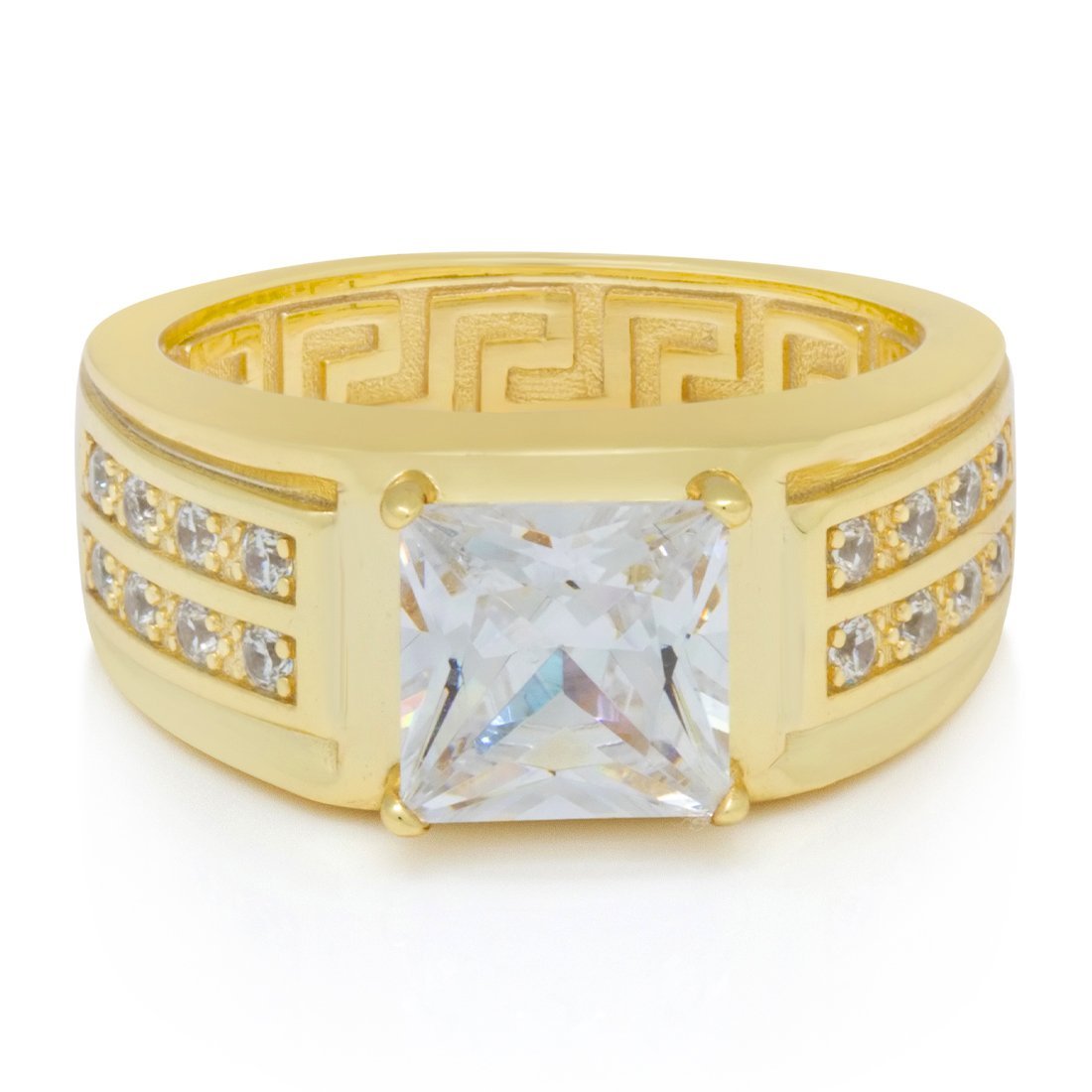 Princess-Cut Signet Ring in by King Ice