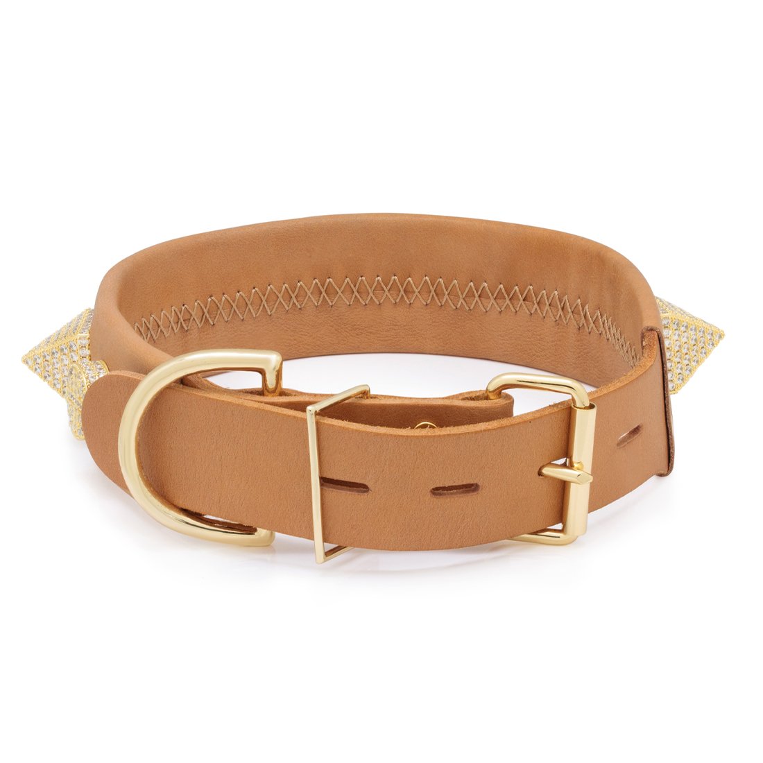 Pyramid Iced Dog Collar in by King Ice