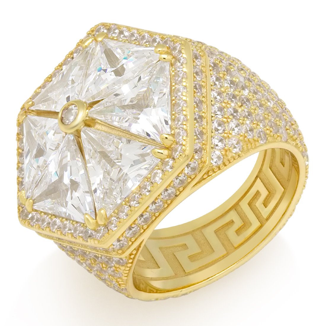 Royalty Ring in Sterling Silver / 14K Vermeil / 7 by King Ice