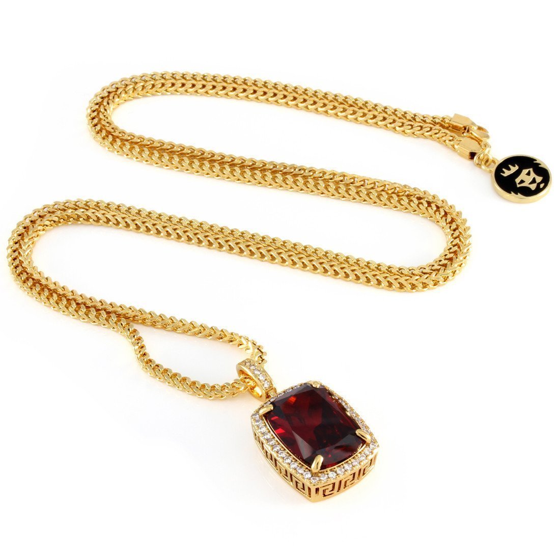 Ruby Crown Julz Necklace in by King Ice